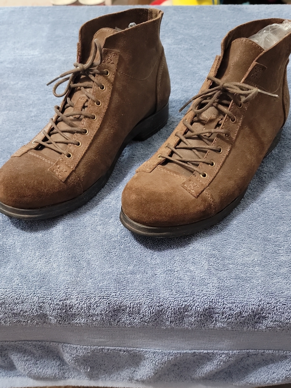 Fly London Officer Orme Ankle Suede Laced Boots Mens EU 45 U.S. 11.5